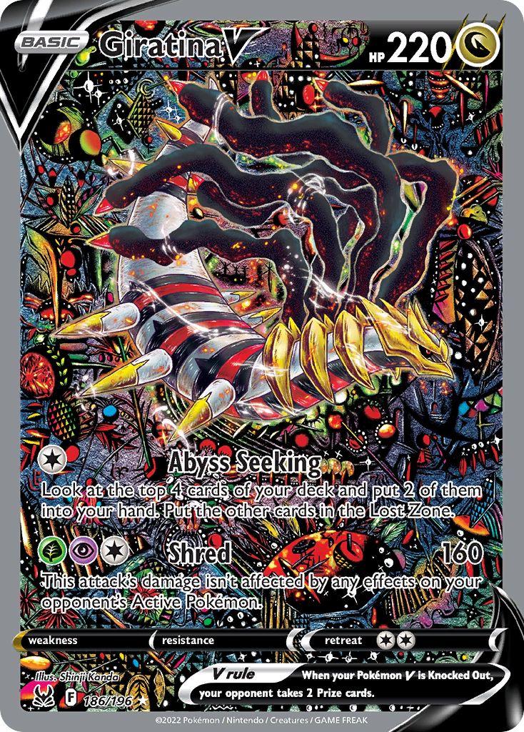 Giratina V Holo card