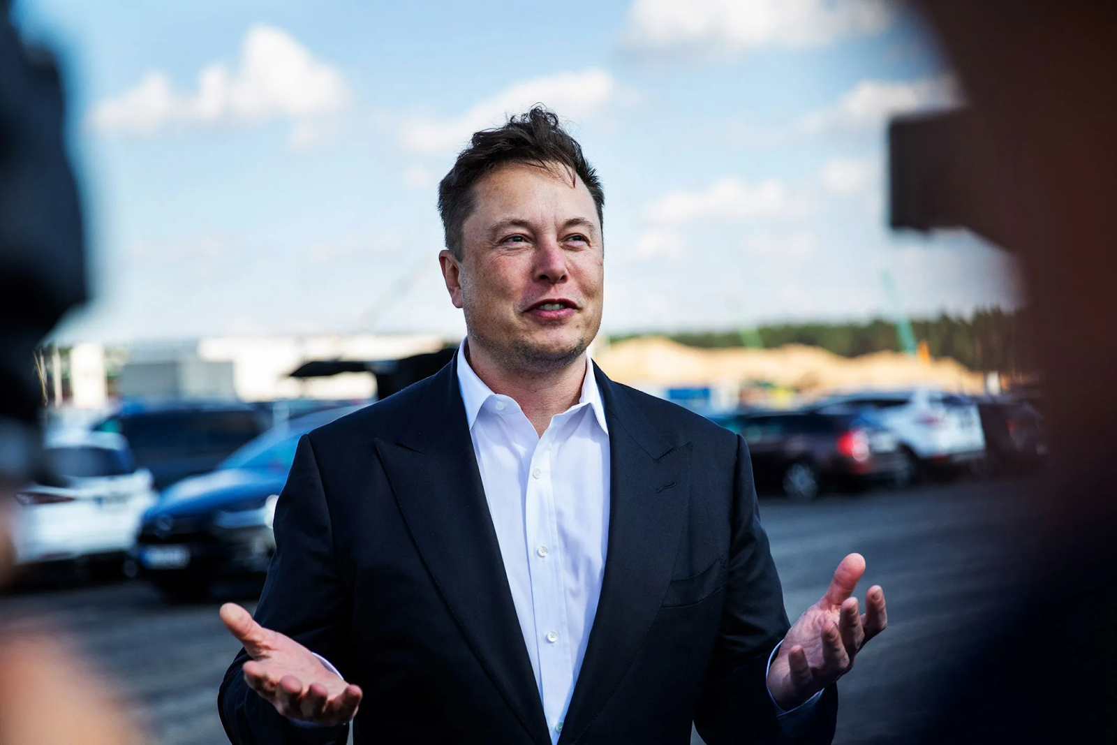 Elon Musk pictured in 2022