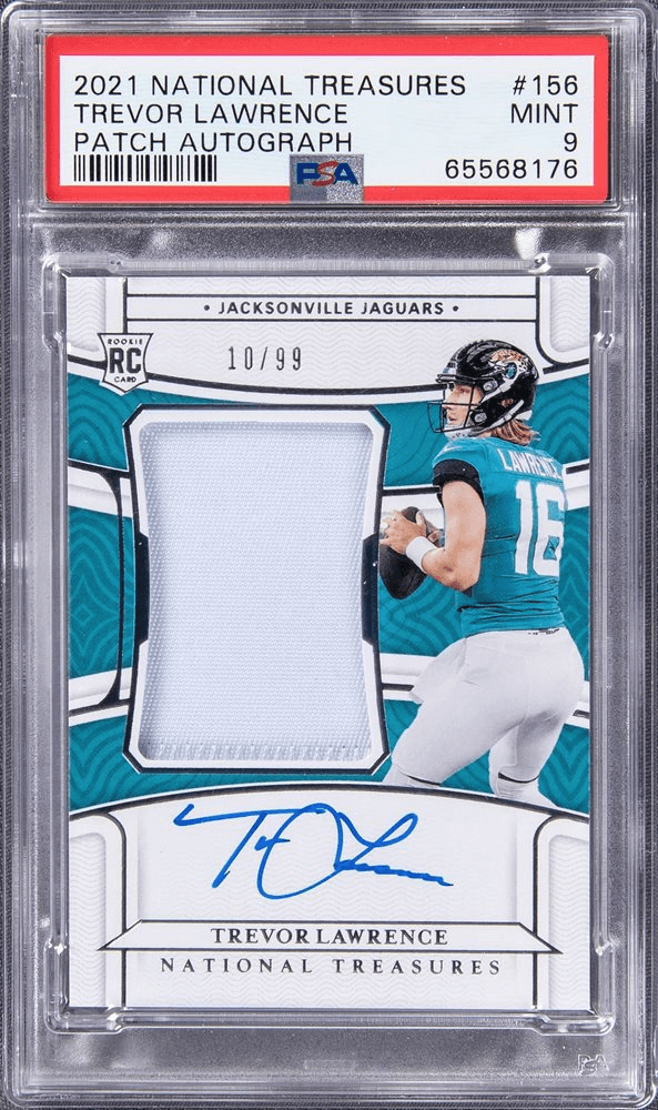 Trevor Lawrence Patch Auto card
