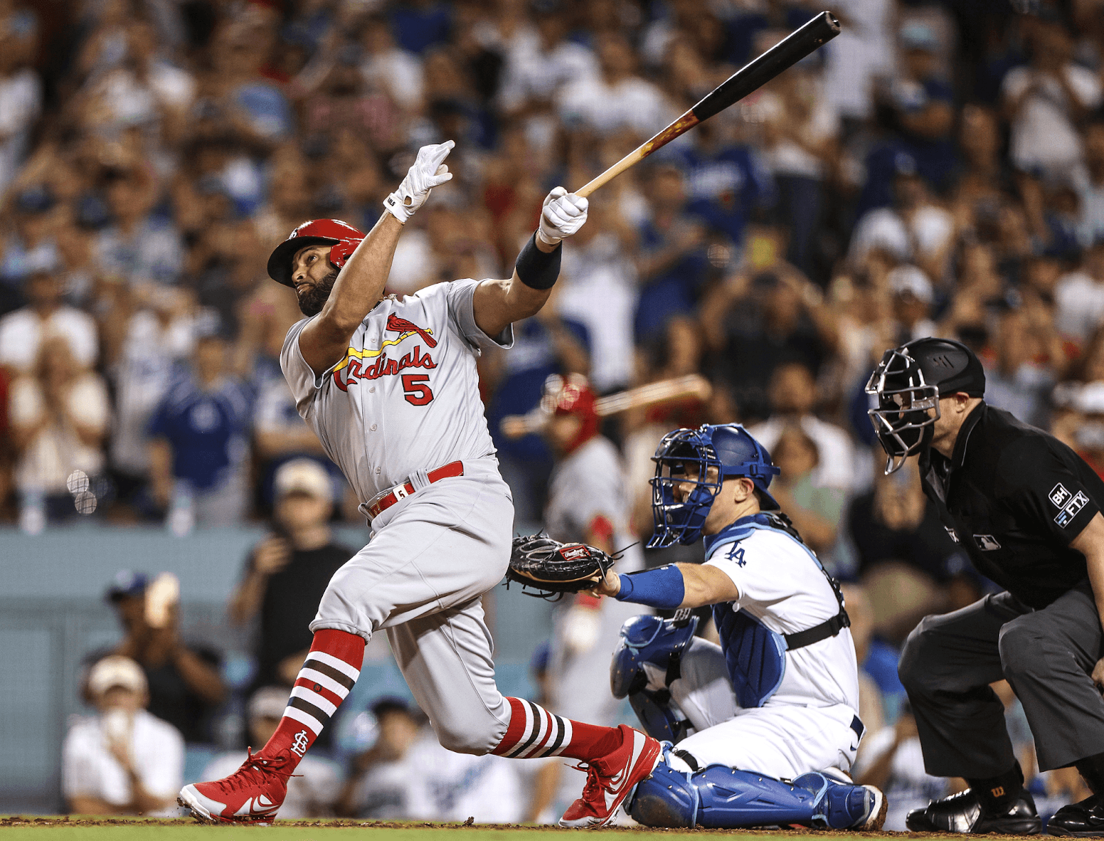 Albert Pujols hitting his 700th home run in 2022
