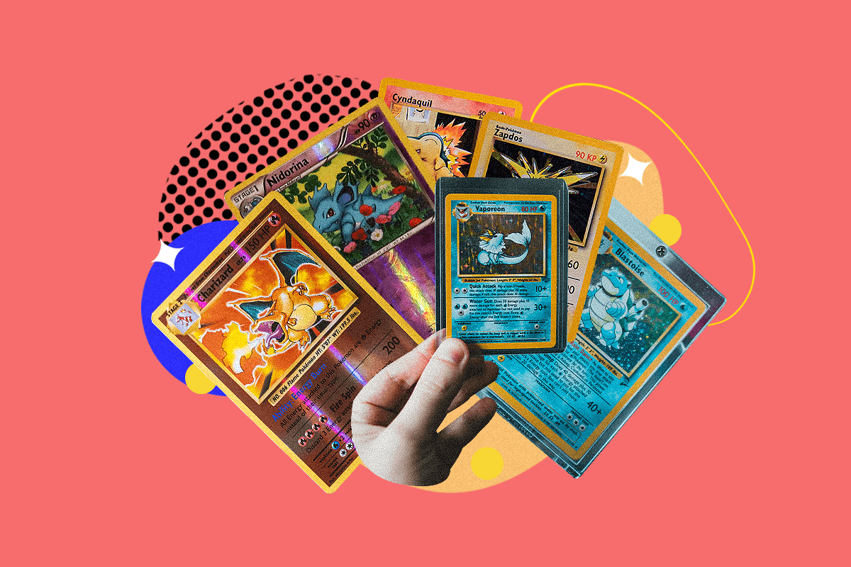 Gold Star Pokémon cards banner