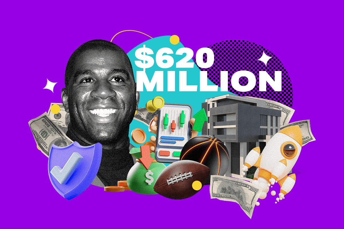 Magic Johnson $620 Million MoneyMade Graphic